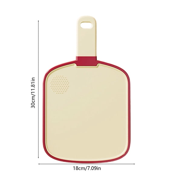 Bwiyojiz Home, Garden & Tools Gadgets Kitchen Dining Size S Double-Sided Cutting Board Chopping Block Mat Vegetable Carving, Gifts for Sisters, Red