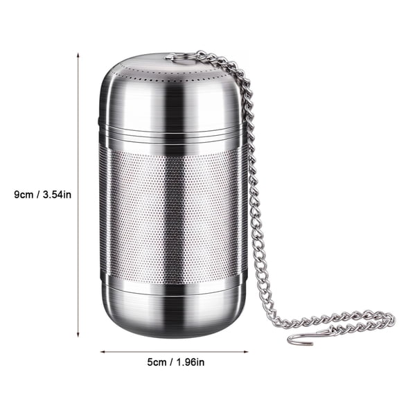 Bwiyojiz Home, Garden & Tools Gadgets Kitchen Dining Tea Infuser Strainer Stainless Steel Strainers for Loose Leaf Steeper Fine Mesh Ball with Chain Hook and Lid Reusable Filt, Gifts for Sisters