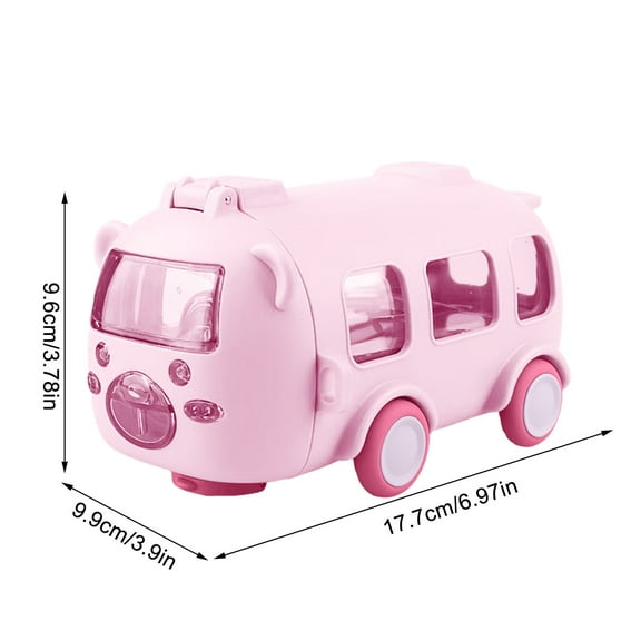 Bwiyojiz Home, Garden & Tools Gadgets Kitchen Dining Water Bottle Bus Cup with Straw and Strap Break Resistants Detachable Boy Girl Cute for Sports Travel, Gifts for Family