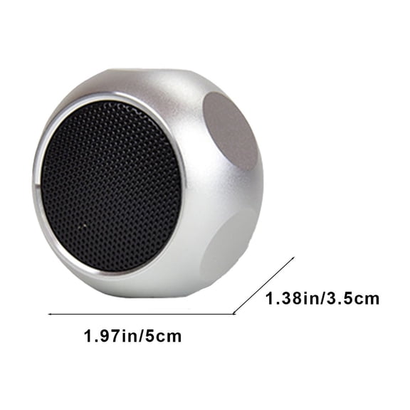 Bwiyojiz Home, Garden & Tools Gadgets Kitchen Dining Wireless Bluetooth Speaker Mini Outdoor Portable Metal Voice Plug in Small, Gifts for Friend