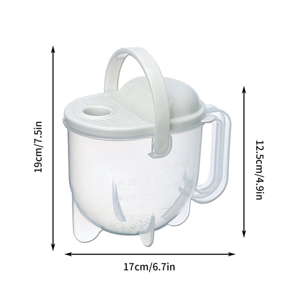 Bwiyojiz Home, Garden & Tools Kitchen Dining Entertaining No Hand Washing Lazy Rice Machine, Originality Home Machine Evacuation Sieve, Gifts for Friend, Multicolor