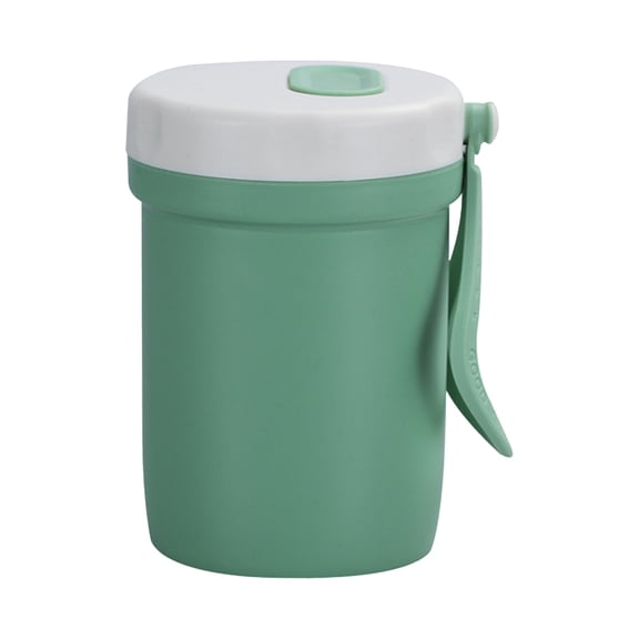 Bwiyojiz Home, Garden & Tools Kitchen Dining Entertaining Stainless Steel Insulated Soup Cup Sealed Water Personalized Pot with Handle Gift 400ml, Gifts for Women, Green