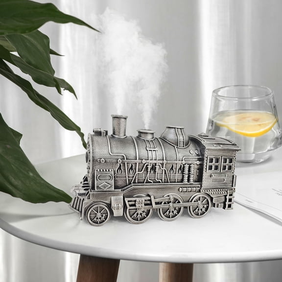 Bwiyojiz House Decor Home Train Humidifier Mist Outlets 300ml Capacity Cool Diffuser to Improve Air for Bedroom Office Desktop with 2/8 Hours Timing Function, Gifts for Yourself