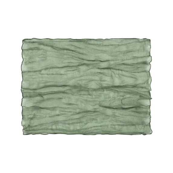 Bwiyojiz Kitchen Decor Accessories Count 6pcs 6 Pack Bohemian Gauze Cheese Napkins Ruffle Soft Decorative Cloth for Wedding Party Home Daily Use, Gifts for Women, Green