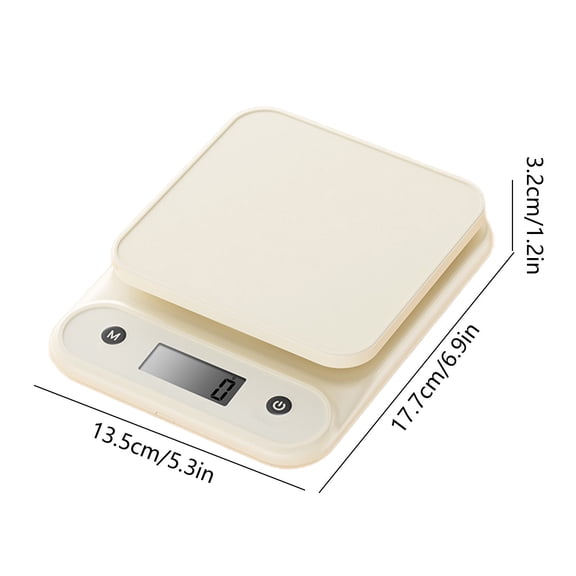 Bwiyojiz Kitchen & Dining Digital 5kg High Precision with LCD Display Multiple Units G Ozs Lb Charge Operated Ideal for Baking Cooking Weight Control, Gifts for Sister