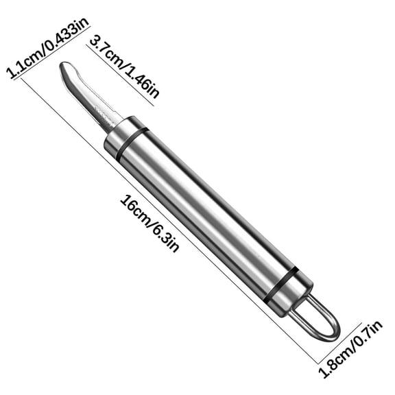 Bwiyojiz Kitchen Utensils & Gadgets Multifunctional Longan Core Removal Device Large Shrimp Back Cutting Knife Brain Digging Stainless Steel Stripping, Gifts for Yourself