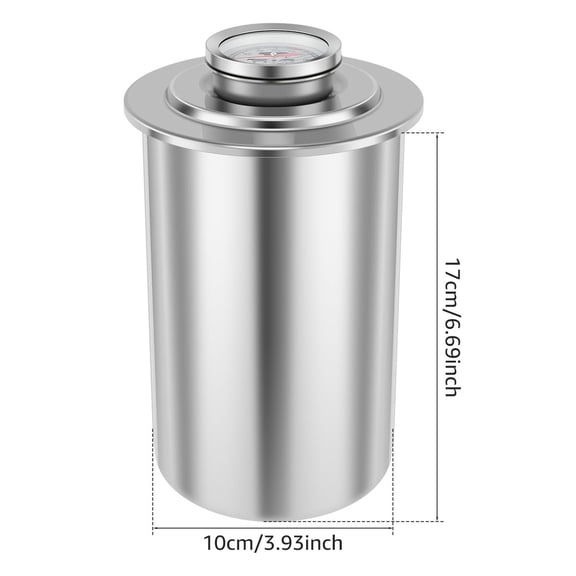 Bwiyojiz Kitchen Utensils & Gadgets Stainless Steel Meat Press Large Capacity Maker with Round Shape for Homemade Lunch, Gifts for Sisters