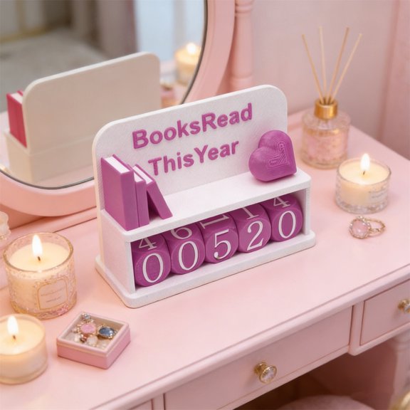 Bwiyojiz Office Decor Accessories Books Read Sign Printed Tracker, Gifts for Sister, Multicolor