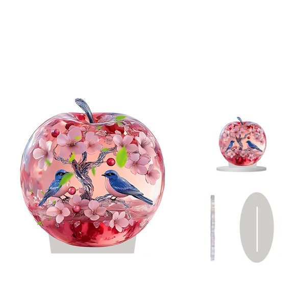 Bwiyojiz Office Decor Accessories Colorful in Mirror 2D Acrylic Festival Decoration Home Furnishings Crafts Ornaments, Gifts for Her