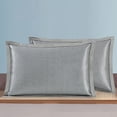 thumbnail image 1 of Bwiyojiz Pillow Cases, Summer Ice Silk Pillowcase Cool Pillowcase Washable Cool Pillowcase Concise Queen Size Adult Pillowcase, Birthday Gifts, 1 of 6