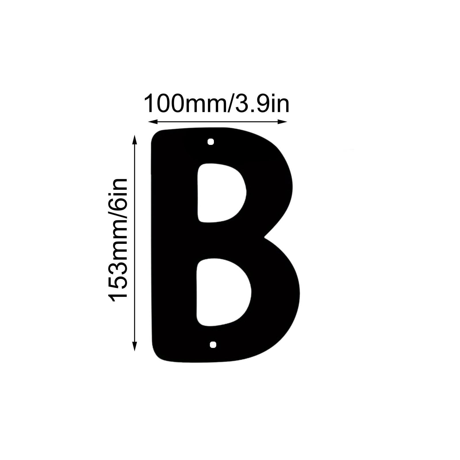 Bwiyojiz Room Decor Hanging Ornaments Three-dimensional Iron Art Number ...