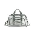thumbnail image 1 of Bwiyojiz Storage & Organization 18.9x6.6x12.9" Clear Travel Duffel Bag Sports Tote Gym Shoulder Weeken Der Overnight Wet Dry Separation Fitness HandHeld OneShoulder Yoga Exercise, Gifts for Her, Gray, 1 of 6