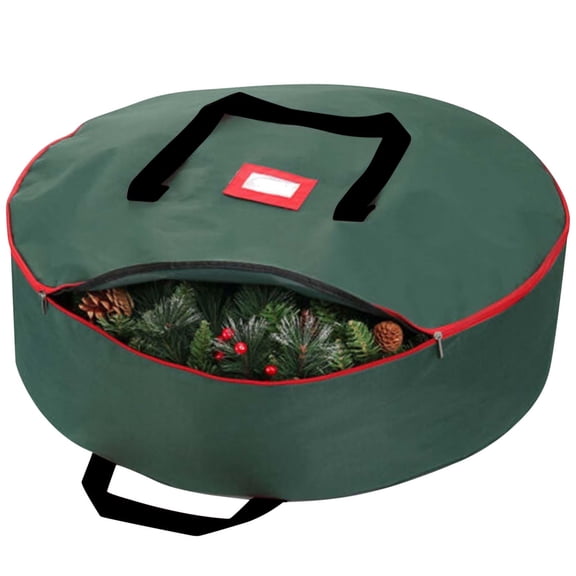 Bwiyojiz Storage & Organization 30" Cloth Trunks Bag Round Layer Cover Wreath, Gifts for Family