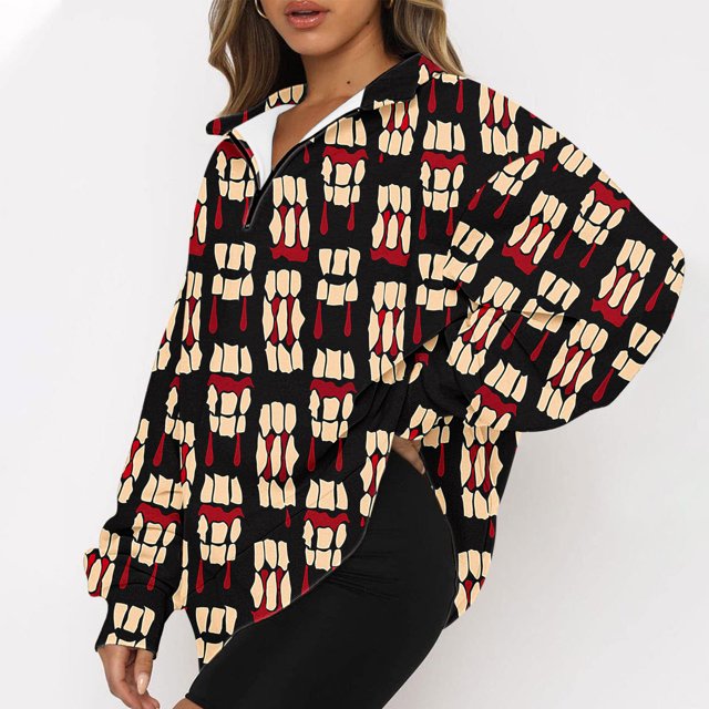 Bwndum Fall Sweatshirts for Women Half Zip Fleece Sweatshirts Winter