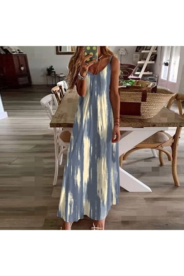 boho me tie dye maxi dress Hippie Boho Maxi Flowy Tie Dye Dress Mauve / Regular