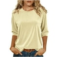 thumbnail image 1 of Bwndum Womens Ribbed Long Sleeve Top, Fitted High Neck Shirt, Cream Beige, Soft Stretch Cotton Blend, Vintage Modern Basic,Size S, 1 of 5
