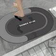 thumbnail image 1 of 23.6x15.7inch 1pc Bathroom Accessories, Bath Rug Super Absorbent Dry Non Slide Backing Washable Bathroom Floor Mats Shower Rug For In Front Of Bathtub Shower Room, Birthday Gifts, 1 of 6