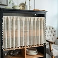 thumbnail image 1 of Bwomeauty Bathroom Decor, Valance Curtains For Kitchen - Window Light Blocking Short Rod Pocket Curtain Panels For Small Window Bathroom Basement, Wall Decor, 1 of 7