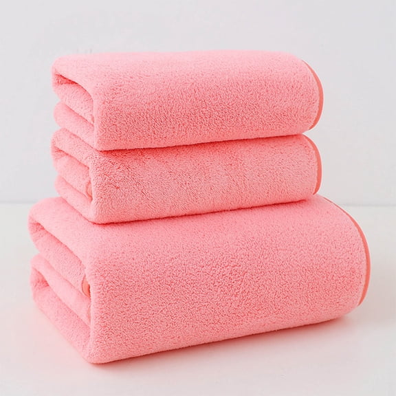 Bwomeauty Bathroom Shower Accessories, Towel Bath Towel Set Velvet Spun Highly Absorbent Soft Bath Towel Suitable For Bathroom Spa Gym, Bathroom Decor