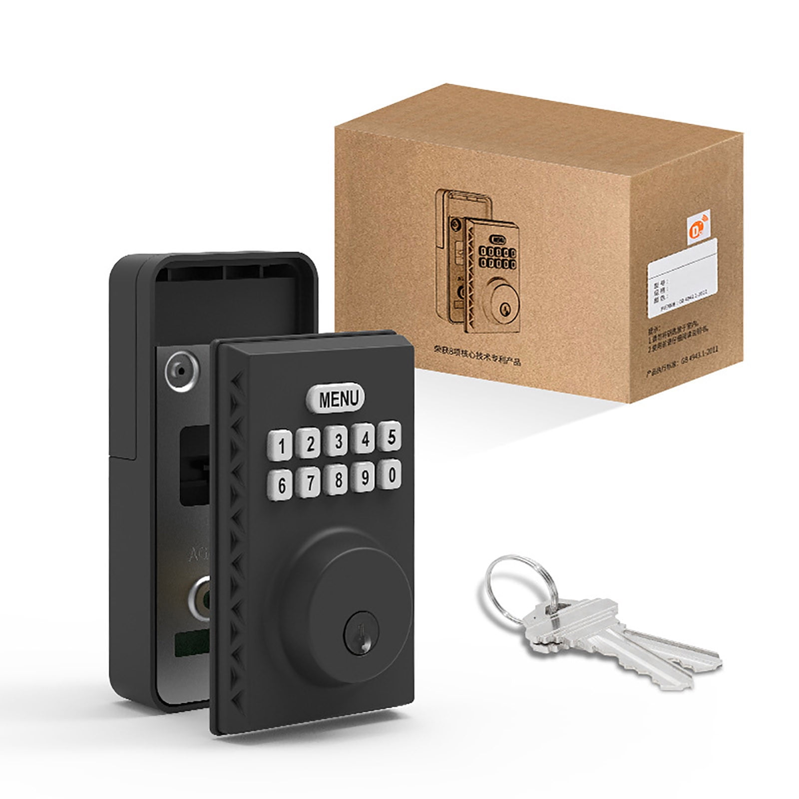 Bwomeauty Clearance Keyless Entry Door Lock With Keypad Smart Deadbolt Lock For Front Door