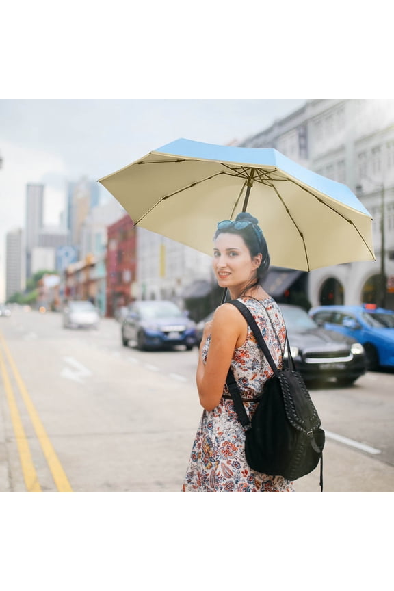 College Supplies, 1pc And Compact Sunshade Umbrella Sunshade Umbrella Very Suitable For Travel Portable Sunshade Umbrella Outdoor Sunshade Umbrella, Student Gifts