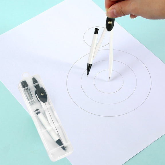 Bwomeauty Holiday Gifts, 1PC Compasses Set Metal Drawing Compasses Multifunctional Drawing Tool Suitable For Students' Painting Teaching, School Supplies