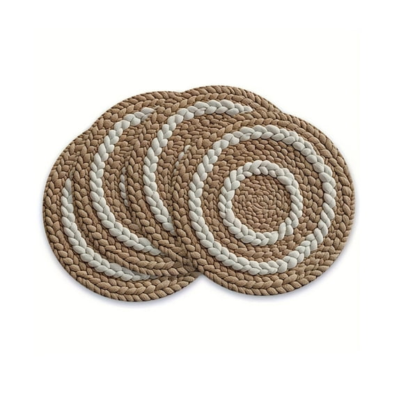 Bwomeauty Linen Placemats Set Of 4 Washable Heat Resistants Placemats For Kitchen Dining Table Decor Farmhouses Home Decorative Mats, Women Gifts
