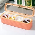 thumbnail image 1 of Bwomeauty Kitchen Accessories, 4 Grids Seasoning Box Spice Jar Kitchen Organizer And Storage Spice Jars Clean Combination Seasoning Box Pepper Shakers Container Spice Container Set, Family Gifts, 1 of 6