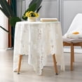 thumbnail image 1 of Bwomeauty 23.62x23.62inch Lace Tablecloth for Dining Table Wedding Party, 1 of 6