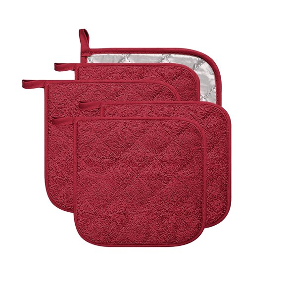 Bwomeauty Kitchen Gadgets, 4PC Thickened Placemat Coated With Cloth Insulation Mat Towel Cloth Pot Mat Cup Mat, Kitchen Decor