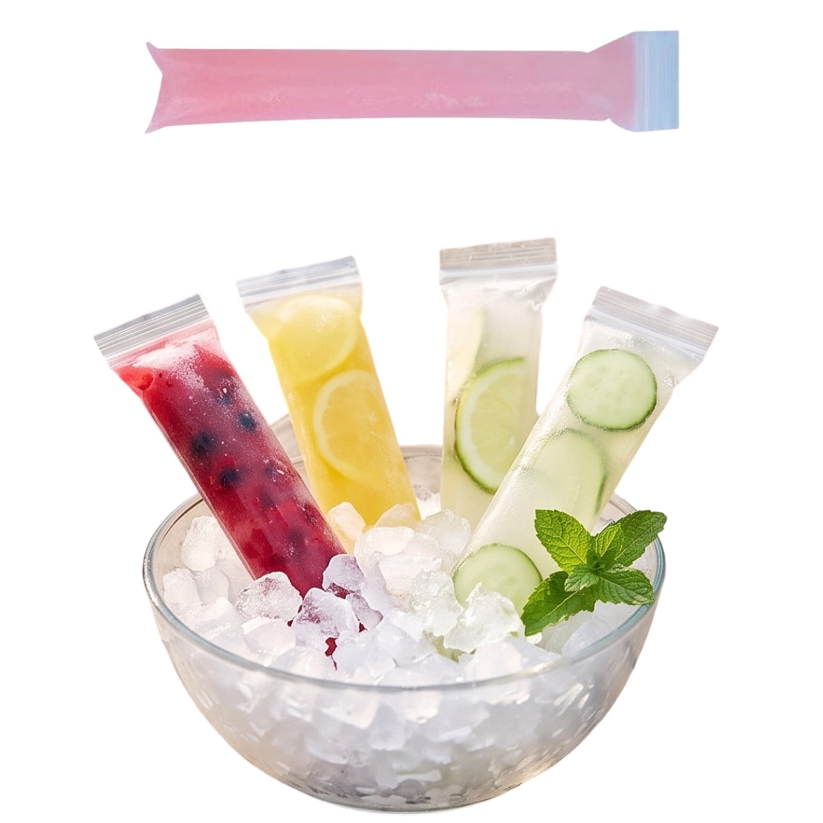 Bwomeauty Kitchen Supplies, 50 PCS Disposable Ice Bags Selfs Sealing ...