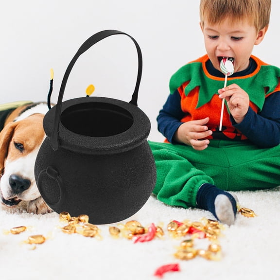 Bwomeauty Organization and Storage, 1PC Halloween Witch Pot Plastic Bucket Cauldron Halloween Candy Bucket Candy Rack Pot Bucket Decorations, Birthday Gifts