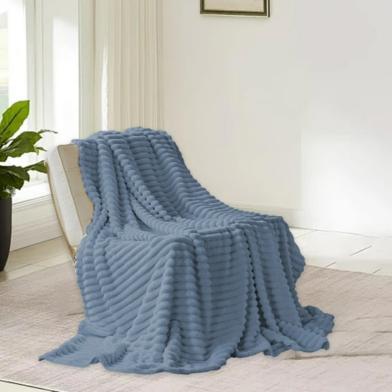Bwomeauty Summer Blanket, Soft And Thick Double Layer Raschel Blanket A Must Have Warming Artifact In Winter Suitable For Beds Sofas And Other Scenes Providing The Ultimatecomfort, 27.55x39.37in