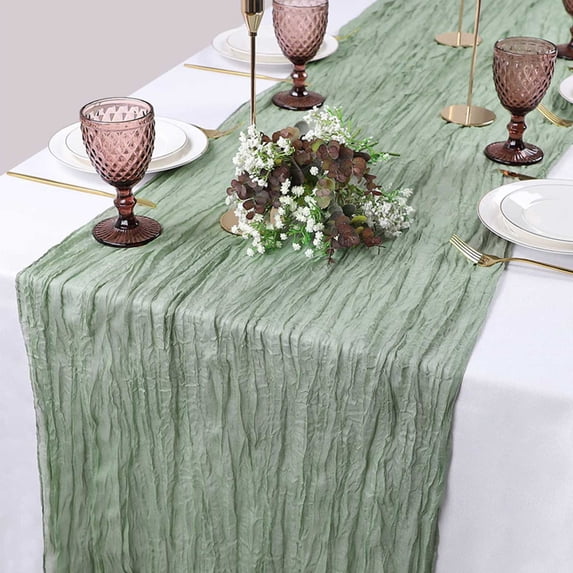 Bwomeauty Wall Decor, Table Runner Boho Gauze Table Runner Romantic Sheer Runner For Wedding Party Bridal Birthday Baby Shower Table Decorations, Birthday Gifts