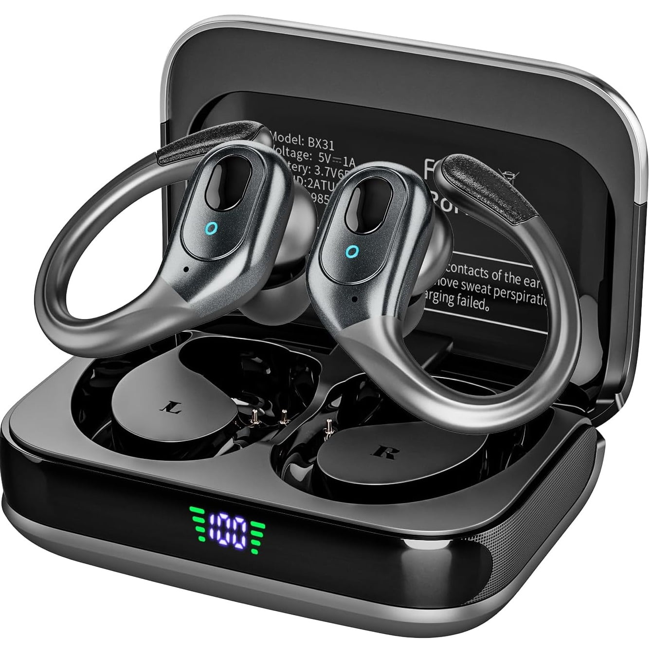 Bx31 wireless earphone Bluetooth sport TWS noise reduction