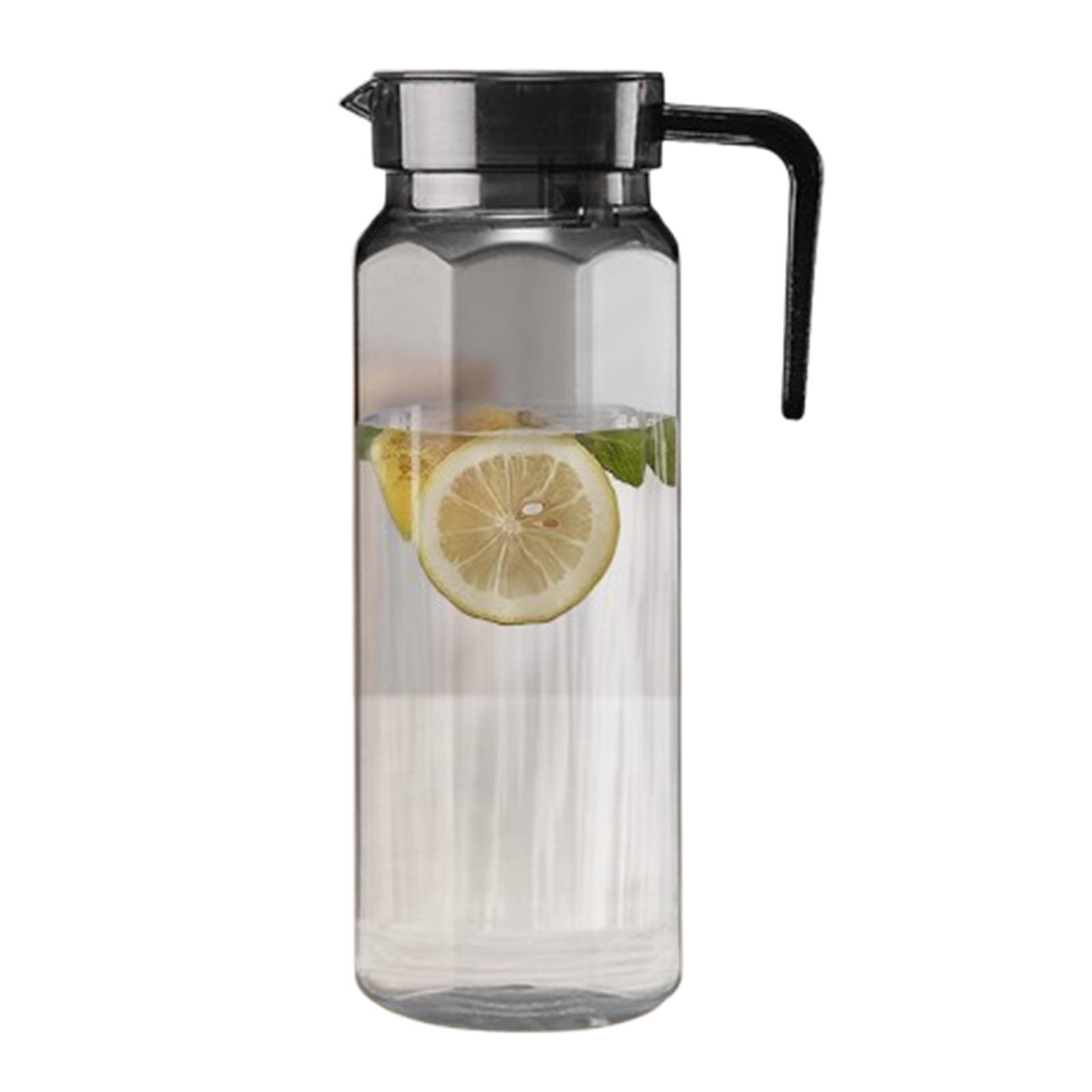 Bxaolu 1.1 Liters/37 oz Small Plastic Pitcher with Lid and Handle for ...
