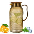 thumbnail image 1 of Bxaolu 1 Pack Plastic Pitcher 33.8 Oz, Clear Pitcher with Lid, Water Jug for Fridge, BPA-Free, Ice Tea Pitchers for Juice, Lemonade, Sangria, Milk, Coffee, Cold or Hot Beverages, 1 of 6