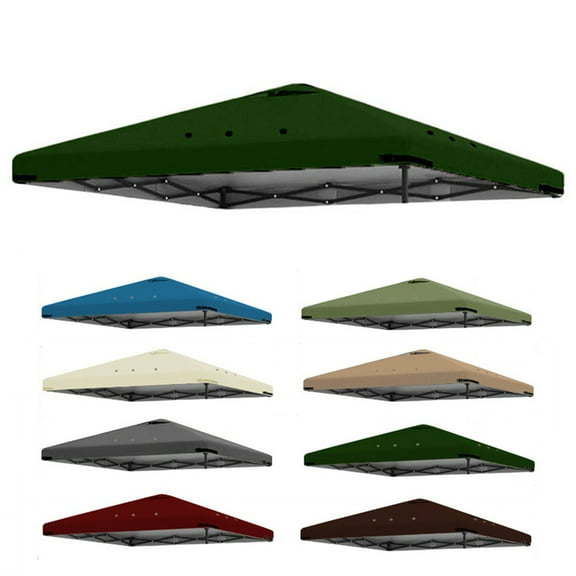 Bxaolu 10x10 Ft Pop up Canopy Tent Replacement Top Only, Canopy Tent Top Cover for Outdoor,Garden,Patio,Pavilion,Sun Shade(Green)