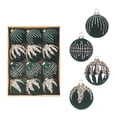 thumbnail image 1 of Bxaolu 12 Pieces Velvet Christmas Ball Ornaments Christmas Decorations Hanging Plastic Balls for Xmas Trees Wedding Party Holiday Decorations(2.4 Inch, Green), 1 of 6