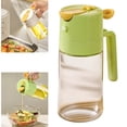thumbnail image 1 of Bxaolu 15.5oz/460ml Glass Olive Oil Sprayer for Cooking, 2 in 1 Oil Dispenser for Kitchen Gadgets and Air Fryer Accessories, Food Grade Premium Spray Bottle for Salad, Frying, BBQ (Green), 1 of 7