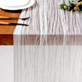 thumbnail image 1 of Bxaolu 1PC Cheesecloth Table Runner - 5.9ft Boho Gauze Cheese Cloth Table Runners for Bridal&nbsp;Decoration Wedding Party Summer Garden Farmhouse[White], 1 of 5