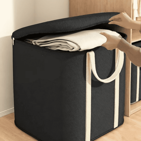Bxaolu 1Pack 210L Storage Bags for Clothes, Moving Bags Heavy Duty Extra Large with Reinforced Handle, Storage Containers for Organizing Bedding, Blanket, Sheets, Pillows, Christmas Decorations