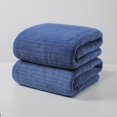 thumbnail image 1 of Bxaolu 2 Pack Bath Towel (27 x 55 Inches) Velvet&nbsp;Ultra Soft Highly Absorbent Bath Towel, Lightweight and Quick Drying Towels for Body, Sport, Yoga, SPA, Fitness, Blue, 1 of 9
