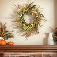 thumbnail image 1 of Bxaolu 20 Inch Winter Fall Wreaths for Front Door, Boho Front Door Wreath, Fake Artificial Flower Wreath&nbsp;Fall Decorations for Home Farmhouse Front Porch (A), 1 of 7