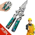 thumbnail image 1 of Bxaolu 2025 New 20 in 1 Screwdriver&nbsp;Wire Stripper, Pinzas De Electricidad, Multi-function Electrician's Pliers for Cutting and Pulling Pliers, Electrician Repair Tool (1 Pack), 1 of 9