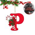 thumbnail image 1 of Bxaolu 26 Letter Christmas Tree Hanging Pendant,Christmas Ornaments A to Z Ornament Letters Decorative Hanging Xmas Alphabet Letters for Christmas Tree DIY Craft Christmas Ornaments(10CM), 1 of 7