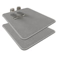 thumbnail image 1 of Bxaolu 2Pack Large Dish Drying Mat for Kitchen Counter, 11.8 x 15.75 Inch Microfiber Absorbent Dish Drying Pad, Dishes Drainer Mats for Countertops,Sinks,Draining Racks(Gray), 1 of 7