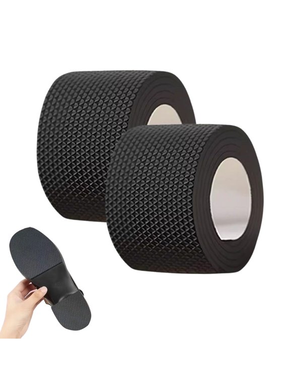 3.28Ft Non-Slip Shoe Pads Sole Protector EVA Foam Adhesive High Heels Pads Shoes Grips Shoe Bottom Protectors Sole Guard Saver for Sneakers Slippers Pumps All Heels Noise Reduction(2PCS)