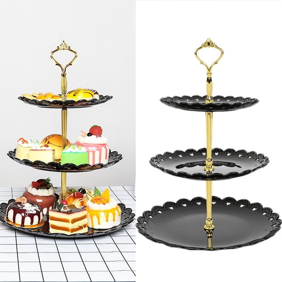Bxaolu 3-Tier Cupcake Stand Cake Dessert Wedding Event Party Display Tower New
