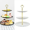 thumbnail image 1 of Bxaolu 3-Tier Cupcake Stand Cake Dessert Wedding Event Party Display Tower New, 1 of 6